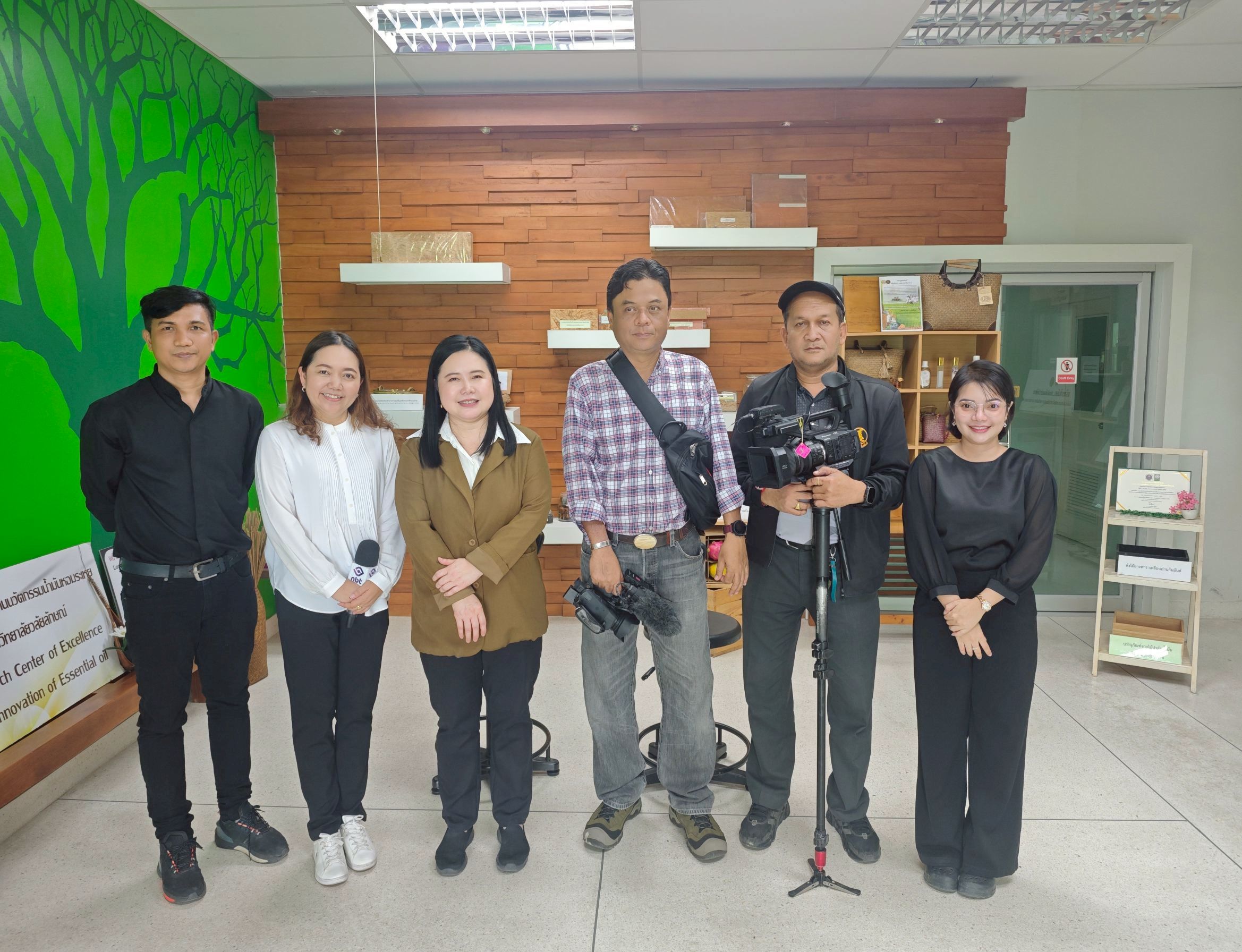ThaiPBS and NBT Nakhon Si Thammarat Interview WU Executives and Researchers on Green Energy and Smart Packaging Innovation